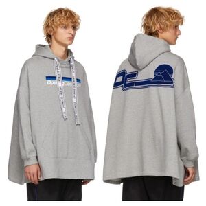 Opening Ceremony Grey Torch Poncho Hoodie Size M/L